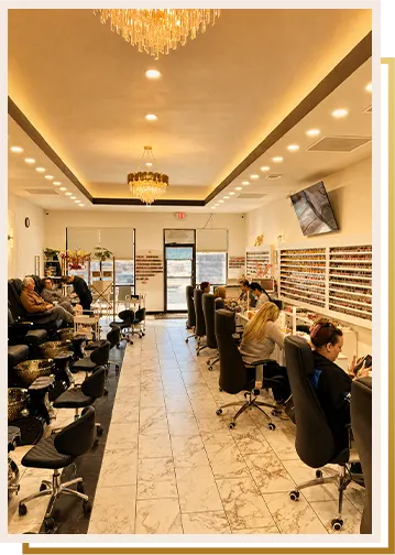 Glossy Nails Spa Interior